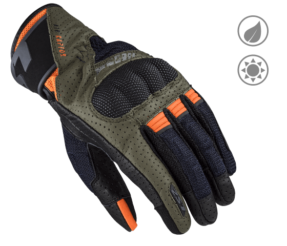 LS2 Air Raptor Green/Blue H-V Orange MAN